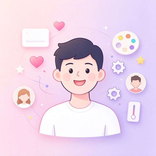 mufy 人设定制插画：自定义专属 AI 陪伴形象